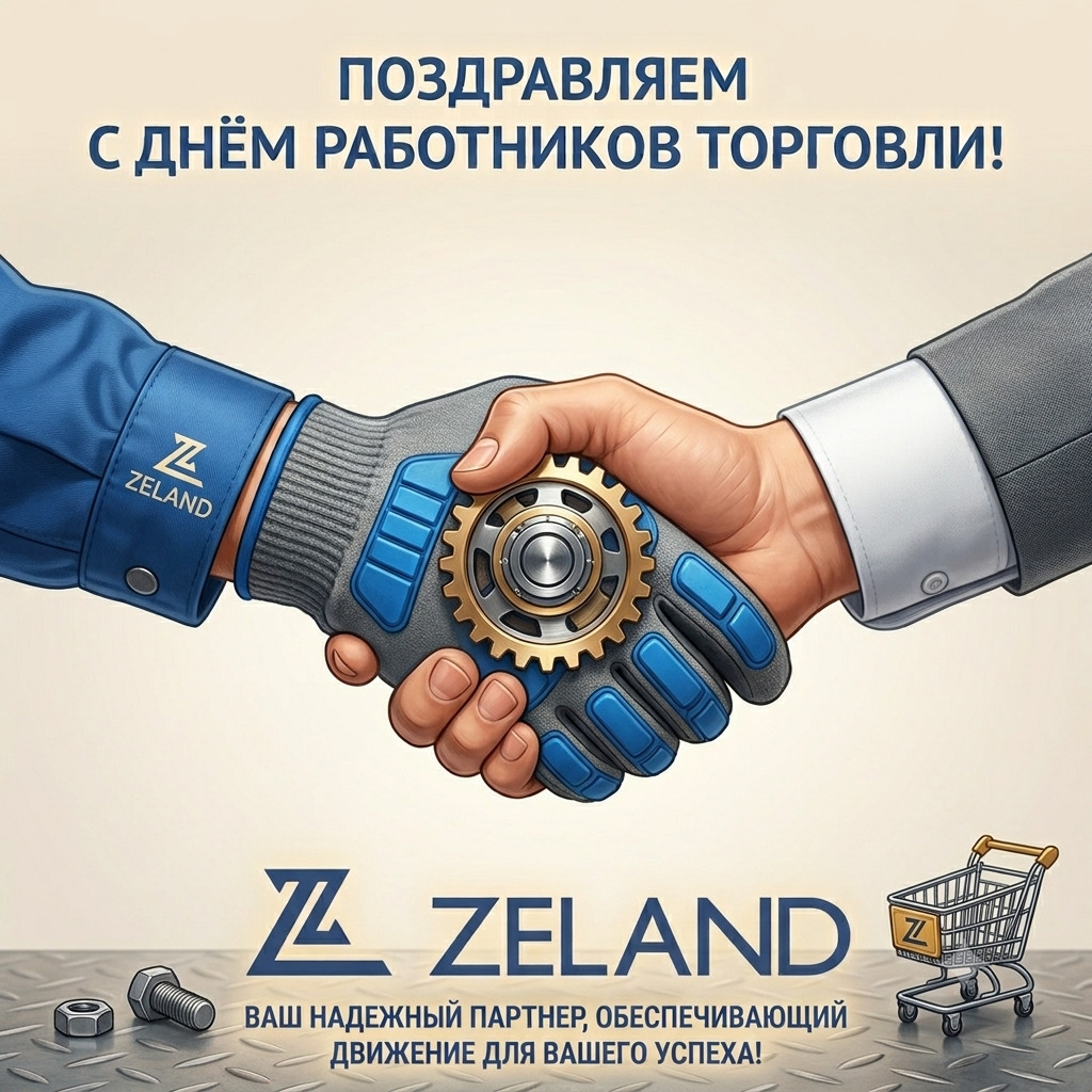 С Днём работников торговли от компании ZELAND